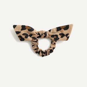 NWT J. Crew Leopard Knotted Hair Tie